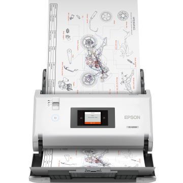 Epson WorkForce DS-32000 - Scanner à défilement A3 avec chargeur 120p, R-V, 90ppm