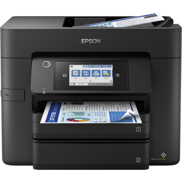 EPSON WorkForce Pro WF-4830DTWF MFP Jet d'encre couleur A4 25ppm/12ppm, R-V impression-scanne, chargeur 50p,Wifi,USB, Ethernet, 2bac x 250f