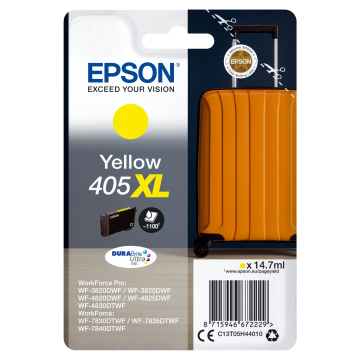 EPSON Cartouche Encre Durabrite Ultra Valise 405XL Jaune 14,7ml