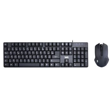 Bundle Clavier + Souris Filaire WE Plug & Play / Compact / 1000 DPI Touches silencieuses /