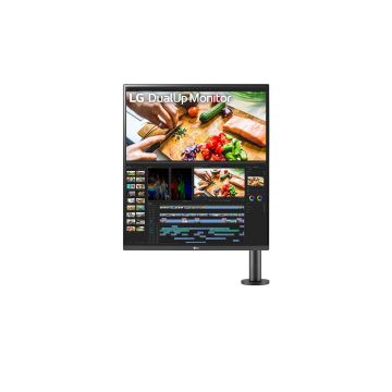 ECRAN LG 28 Noir 28MQ780-B 16/18 Nano IPS LED QHD 2560x2880 5ms 300cd/m2 2xHDMI Display Port USB-C 2xUSB 3.0 Pied ergonomique réglable