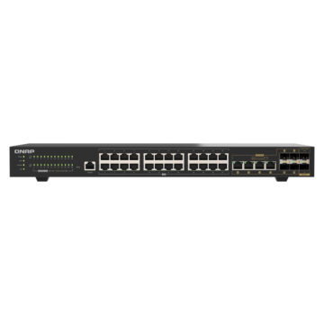 Switch Qnap QSW-M2130-4C2S24T 24x 2.5GbE RJ45 + 4x 10GbE Combo + 2x 10GbE SFP+ Web administrable