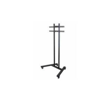 Chariot à écran pour écran plat universel large / support au sol VESA 800 x 600 - colonne de 1.8m Ø50mm Couleur Noir BT8503/B