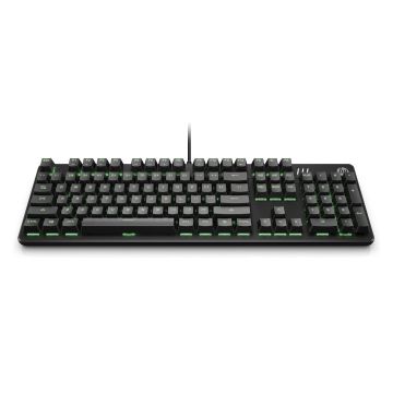Clavier de jeu 500 pour HP PAVILION Noir, Rétroéclairage LED, touches de fonction de contrôle multimédia, Rapide. Fluide. Silencieux.