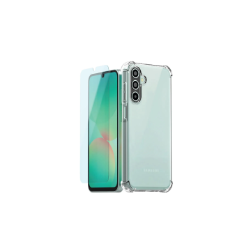 Pack coque transparente + verre trempé Designed for Samsung pour Galaxy A37 5G GP-FPA376AEGTW