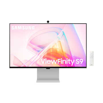 ECRAN 27 SAMSUNG S90PC ViewFinity Silver 60Hz 5ms 5K 5120x2880 IPS 16:9 600cd/m2 3xUSB-C Mini DP Thunderbolt4 Webcam hautparlers Pied régl Pivot