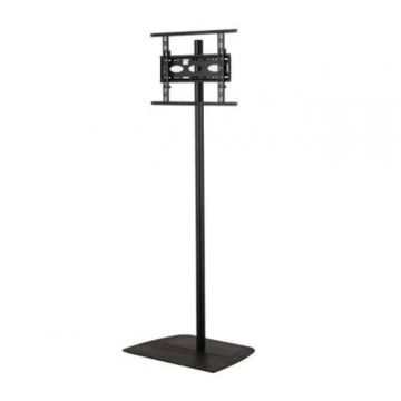 Universal Flat Screen Floor Stand (VESA 600 x 400) - 1.8m Ø50mm Pole noir