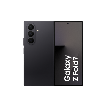 Smartphone Galaxy Z Fold7 NOIR Snapdragon 8 Elite 12Go 512Go Ecran Pliable 8'' et 6.5'' Dynamic AMOLED 2X AI intégrée Batterie 4 400mAh IP48 SM-F966BZKCEUB