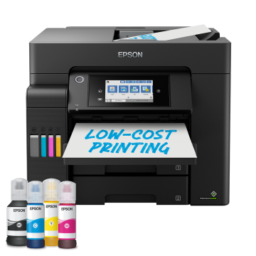 EPSON EcoTank ET-5805 MFP 4en1 Jet d'encre couleur A4 rechargeable 25ppm/12ppm, R-V impression-scanne, chargeur 50p, Fax, Wifi, Wifi-direct,USB, Ethernet, 2xbac