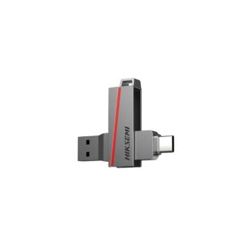 CLE USB HIKSEMI 32 GB Série E307C U3 Dual USB 3.2 et USB Type C Coloris Grey