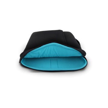 Housse sleeve en néoprène PLUS 15.6', avec poignée, passant trolley, poche avant, noir épaisseur de 4mm
