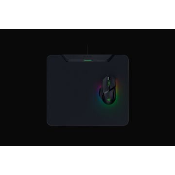 Razer HyperFlux V2 Hard Edition - Tapis de Souris chargement sans fil - 360x310x13mm