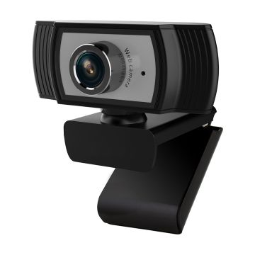Webcam WE full HD 1080P micro intégré, angle de vue 90° correction de l'éclairage auto longueur de câble 2m